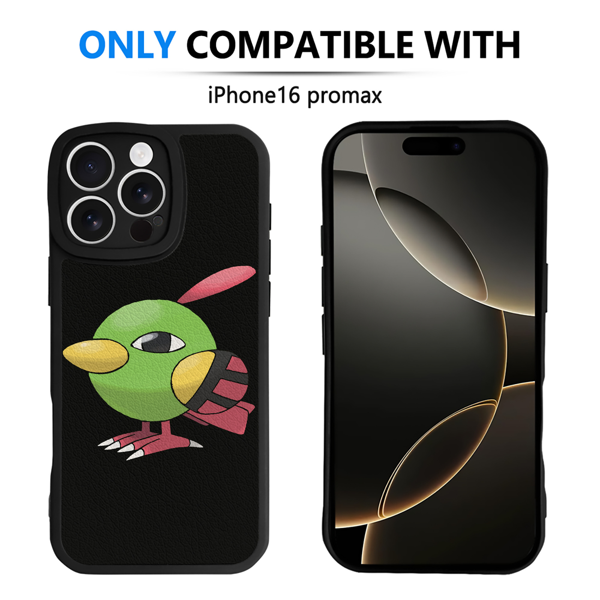 （画像用） ポケットモンスター Pokémon 【iPhone 16シリーズ対応】シリコンスマホケース（レザー調） 材質：シリコン